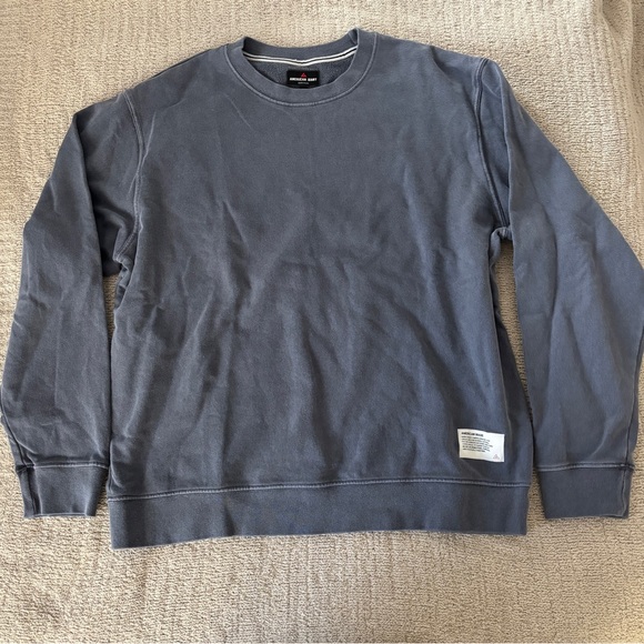 American Giant Mens Vintage Washed Relaxed French Terry Crewneck Sweatshirt NWOT - Picture 3 of 4